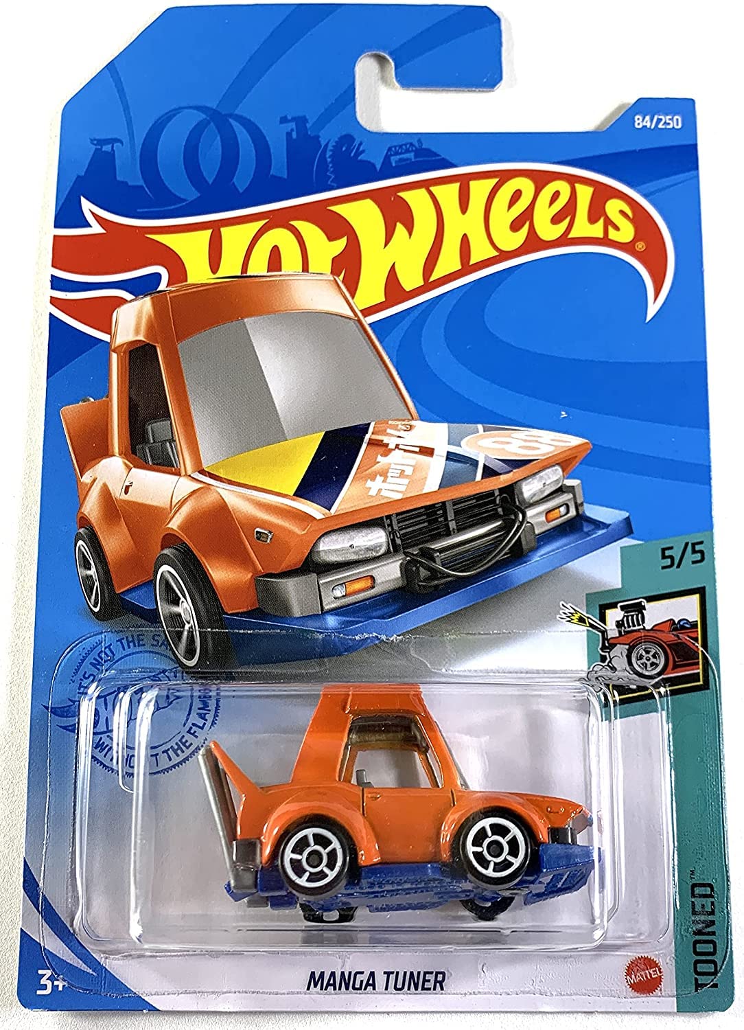 Amazon.com: Hot Wheels 2021, Manga Tuner Orange, Tooned 5/5, 84